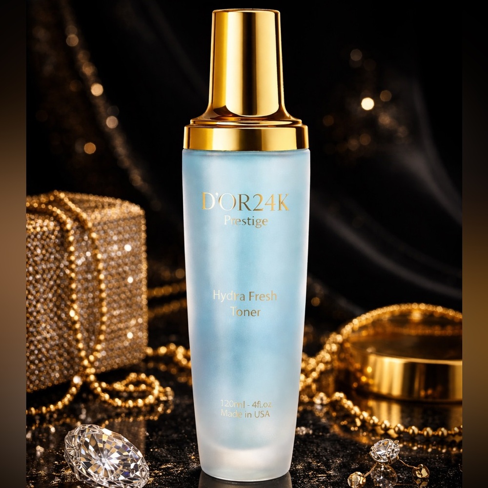 D’OR24K Prestige Vitamin B5 HydraFresh Moisturizing Toner‎ 120ml / 4oz